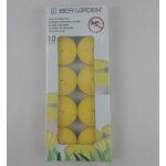 10 bougies chauffe plat a la citronelle anti moustique r�pulsif naturel 4h