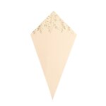 10 cornets carton bella terra 10. 5x19. 5cm blush