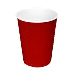 10 gobelets reutilisables americain 45cl rouge