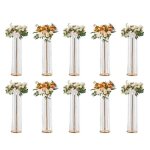 10 pcs 90cm grand support de fleurs en cristal pour mariage - duoku - vases de fleurs luxueux en cristal ...