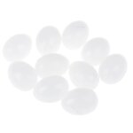 10 pi�ces / lot faux oeufs en plastique pigeon oeuf solide pigeon faux oeuf pigeon fournitures d'�closion ...