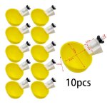 10 pices bricolage poulet mangeoire pigeon mangeoire port gravit alimentation en plastique kit seaux ...