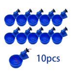 10 pices bricolage poulet mangeoire pigeon mangeoire port gravit alimentation en plastique kit seaux ...