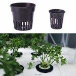 10 pieces / ensemble en plastique pot paniers aquarium aquatique eau fleur plante herbe cultiver plantation ...