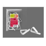 10 pinces plastique bloc nappe 3. 9x1. 3x5. 5cm blanc 10 pinces plastique bloc nappe 3. 9x1. 3x5. 5cm blanc