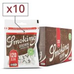 10 sachets de 120 filtres smoking slim brown