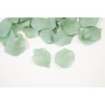 100 petales fleur tissu 5. 5x3. 5cm vert eucalyptus