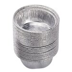 100 pièces coquetier a tarte résistant a la graisse jetable bricolage feuille d'aluminium mini plateau ... 100 pièces coquetier a tarte résistant a la graisse jetable bricolage feuille d'aluminium mini plateau ...