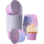 100 pices moule a muffins en papier, caissettes cupcakes caissettes muffins carton moules a cupcakes ...