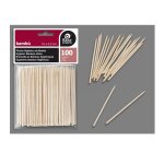 100 piques aperitif bambou 100x2mm