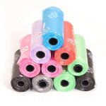 100 rouleaux de sac a merde pour chien, sac de nettoyage extrieur, fournitures pour animaux de compagnie, ...