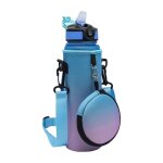 1000ml - bleu violet - etui de bouteille de sport avec sangle réglable, carafe a eau isolée, porte - ... 1000ml - bleu violet - etui de bouteille de sport avec sangle réglable, carafe a eau isolée, porte - ...
