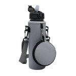 1000ml - gris - etui de bouteille de sport avec sangle réglable, carafe a eau isolée, porte - bouteille ... 1000ml - gris - etui de bouteille de sport avec sangle réglable, carafe a eau isolée, porte - bouteille ...