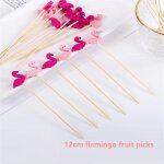 100pcs btons de cocktail, btonnets de bois fruit fourchette bambou brochette de dessert cure - dents ...