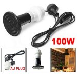 100w reptile couveuse incubateur infrarouge emetteur lumire en cramique lampe chauffante pour animaux ...