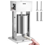 10l poussoir  saucisses manuel - vevor - 4 tubes machine  saucisson verticale inox