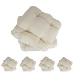 10x coussin dublin, coussins de chaise, 43x41x3cm cr�me