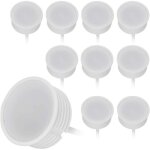 10x module led 5w ultra plat 50x22 mm pour spot de plafond & encastrable, blanc chaud 2700k, 425lm, 230v, ...