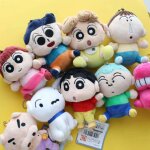 11 cm himawari shin - chan peluche chien blanc dinosaure peluche pendentif pour enfants