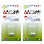 12 mini aimants extra - forts