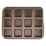 12 tasses carr mini pain hamburger muffin moule  cupcake pour mnage antiadhsif plat de cuisson ...