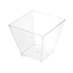 12 verrines carre reutilisable 6cl transparent