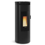 1283502 - poele a granules etanche - 8kw - a + - flamme verte 7 * - cstb - foyer font nordica extraflame ...