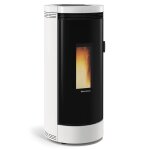 1283600 - poele a granules etanche - 9kw - a + - flamme verte 7 * - cstb - foyer font nordica extraflame ...
