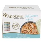 12x156g botes applaws lot mixte au poisson - pte pour chat