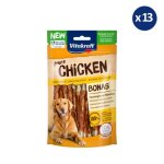13 sachets de friandises pour chien au poulet 80g - bonas os calcium - vitakraft 13 sachets de friandises pour chien au poulet 80g - bonas os calcium - vitakraft