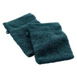 Paris prix 135932 v�tement et mitaine a laver bleu coton serviette de toilette