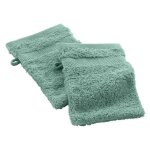 Paris prix 135933 v�tement et mitaine a laver vert coton serviette de toilette