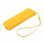 13x4x2. 6cm - 1 pc jaune - r�pulsif anti aboiement pour chiens de compagnie, appareil'entra�nement, led ...