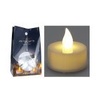 15 bougies chauffe - plat led blanc chaud 4cm