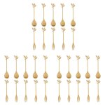 15 cuill�res + 15 fourchettes en acier inoxydable en acier inoxydable g�teau a caf� cuill�re a dos fourchette, ...
