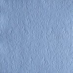 15 serviettes papier elegance 33cm bleu jean