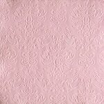 15 serviettes papier elegance 33cm rose pastel
