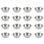 16 pièces séries en acier inoxydable sauce plats ronde assaisonnement plats sushi trempette bol soucoupes ... 16 pièces séries en acier inoxydable sauce plats ronde assaisonnement plats sushi trempette bol soucoupes ...