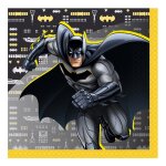16 serviettes papier batman gotham city 33cm