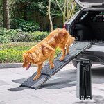 16044 cm rampe pour chien voiture pliable capacit 90 kg surface antidrapante escalier rampe d'accs ...