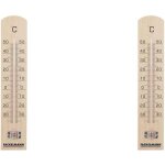 16366 thermom�tre mural plastique, thermom�tre int�rieur, thermom�tre ext�rieur, plastique, blanc, 21 ...