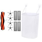 1set tenture murale panier a linge et 10 pi�ces filtre hepa lavable brosses principales brosse lat�rale ...