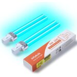 2 * 9w g23 pls ampoule uv de remplacement, pour machine a filtres uvc pond ou clarificateurs 2 * 9w g23 pls ampoule uv de remplacement, pour machine a filtres uvc pond ou clarificateurs