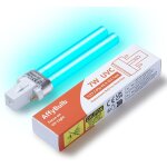 2 * 9w g23 pls ampoule uv de remplacement, pour machine a filtres uvc pond ou clarificateurs 2 * 9w g23 pls ampoule uv de remplacement, pour machine a filtres uvc pond ou clarificateurs