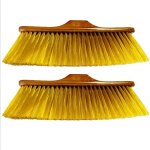 2 balais surfaces dlicates, brosse a balayer, poils doux, ne laisse pas de traces. recommand pour le ...