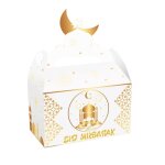 2 boites cadeau carton eid mubarak 21. 6x15. 7x9. 3cm