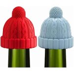 2 bouchons a vin dcoratifs (bleu et rouge) bouchons de bouteille en silicone bouchon de vin rutilisable ...