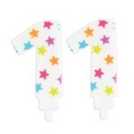 2 bougies d'anniversaire chiffre 1