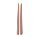 2 bougies flambeau coniques 25cm 7h camel
