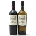 2 bouteilles de vins rouge et blanc ch�teau leroy - beauval 2x75cl